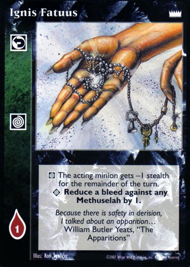 Ignis Fatuus [LotN set] - VTES CCG