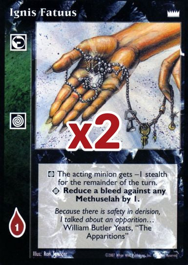 Ignis Fatuus [LotN set] - VTES CCG