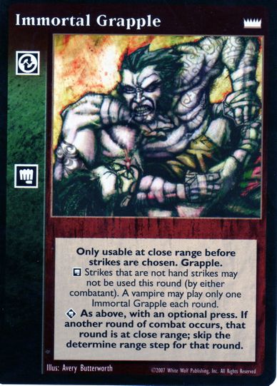 Immortal Grapple [LotN set] - VTES CCG