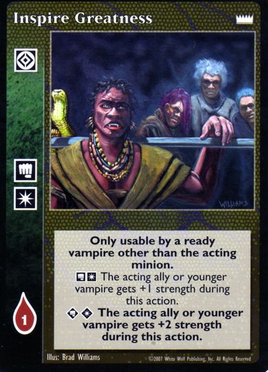 Inspire Greatness [LotN set] - VTES CCG