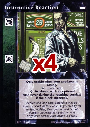 Instinctive Reaction [LotN set] - VTES CCG
