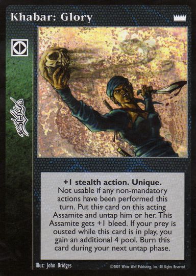 Khabar: Glory [LotN set] - VTES CCG