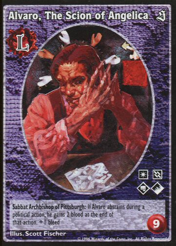 Alvaro, The Scion of Angelica [Sabbat set] - VTES CCG