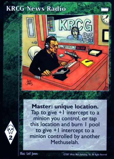 KRCG News Radio [LotN set] - VTES CCG