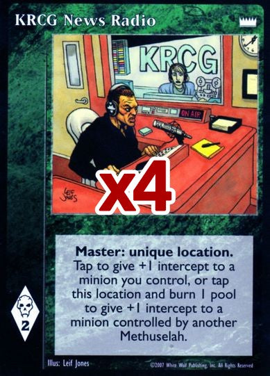 KRCG News Radio [LotN set] - VTES CCG