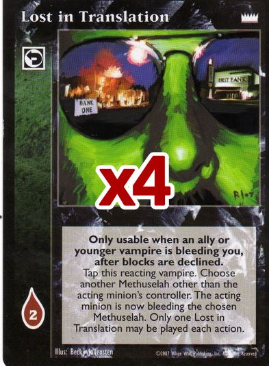 Lost in Translation [LotN set] - VTES CCG