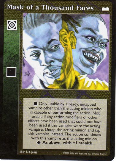 Mask of a Thousand Faces [LotN set] - VTES CCG
