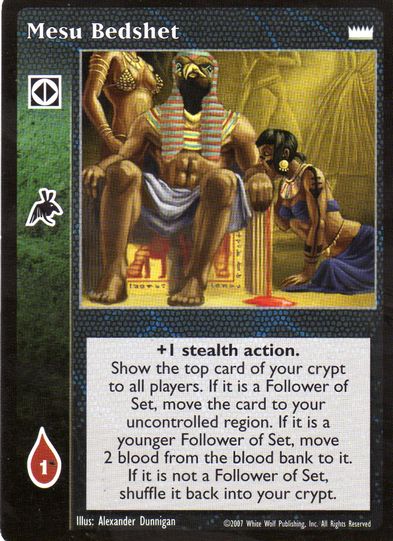 Mesu Bedshet [LotN set] - VTES CCG