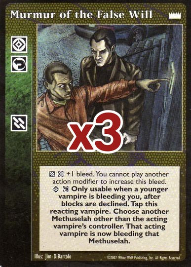 Murmur of the False Will [LotN set] - VTES CCG