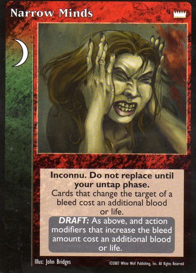 Narrow Minds [LotN set] - VTES CCG