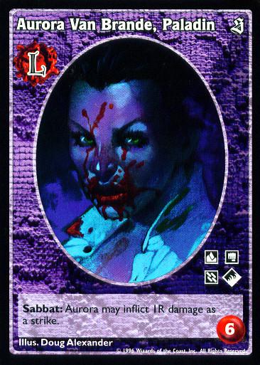 Aurora Van Brande, Paladin [Sabbat set] - VTES CCG