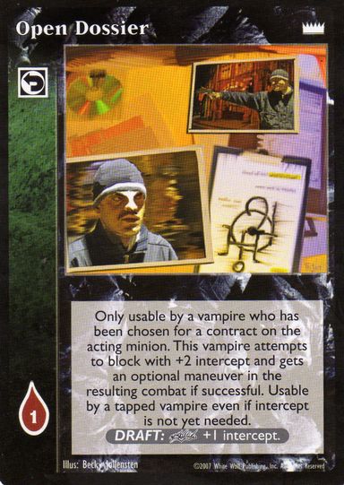 Open Dossier [LotN set] - VTES CCG