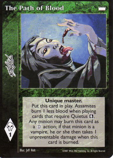 The Path of Blood [LotN set] - VTES CCG