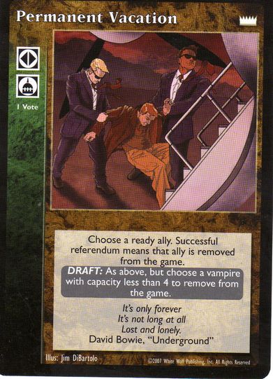Permanent Vacation [LotN set] - VTES CCG