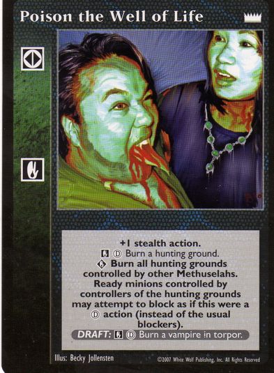 Poison the Well of Life [LotN set] - VTES CCG