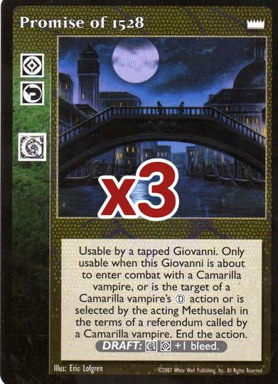 Promise of 1528 [LotN set] - VTES CCG