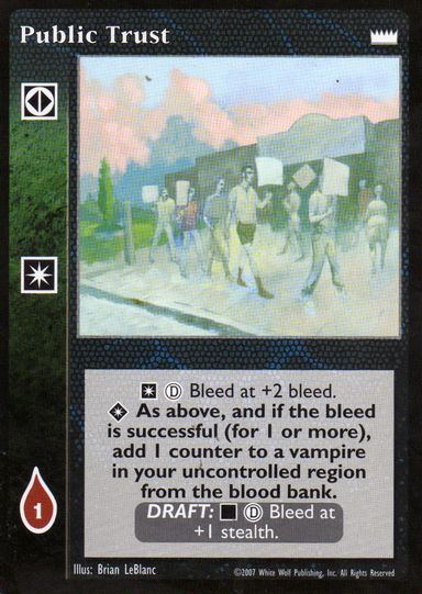 Public Trust [LotN set] - VTES CCG