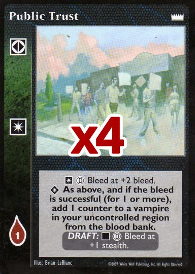 Public Trust [LotN set] - VTES CCG