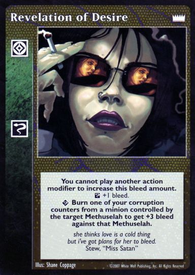 Revelation of Desire [LotN set] - VTES CCG