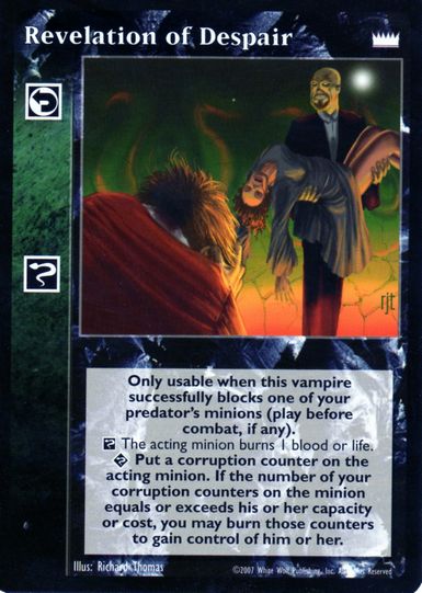 Revelation of Despair [LotN set] - VTES CCG