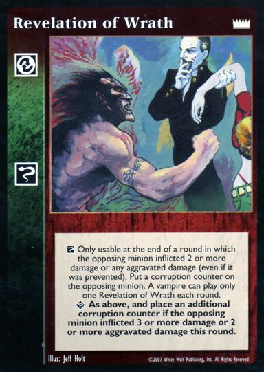 Revelation of Wrath [LotN set] - VTES CCG