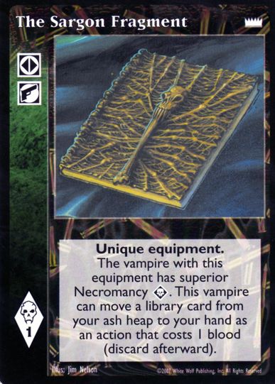 The Sargon Fragment [LotN set] - VTES CCG