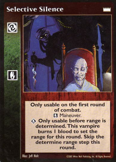 Selective Silence [LotN set] - VTES CCG