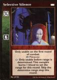 Selective Silence [LotN set] - VTES CCG