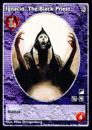 Ignacio, The Black Priest [Sabbat set] - VTES CCG