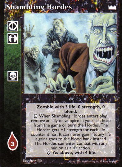 Shambling Hordes [LotN set] - VTES CCG