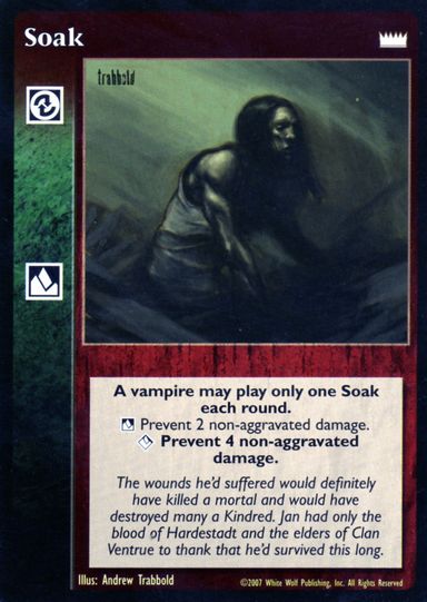Soak [LotN set] - VTES CCG
