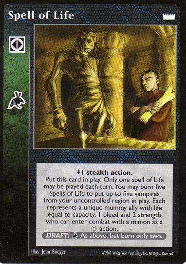 Spell of Life [LotN set] - VTES CCG