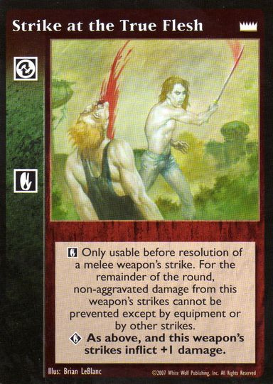 Strike at the True Flesh [LotN set] - VTES CCG