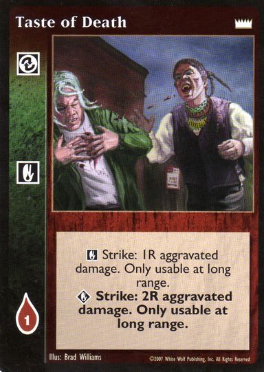 Taste of Death [LotN set] - VTES CCG