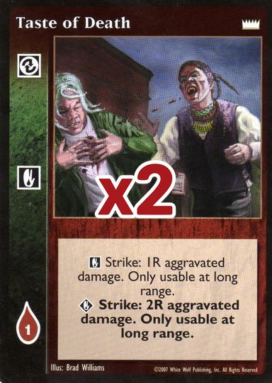 Taste of Death [LotN set] - VTES CCG