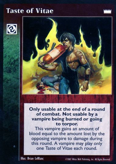 Taste of Vitae [LotN set] - VTES CCG
