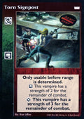 Torn Signpost [LotN set] - VTES CCG