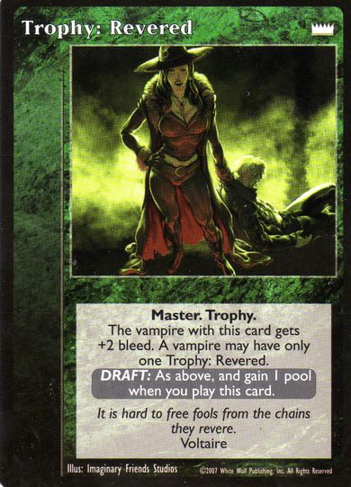 Trophy: Revered [LotN set] - VTES CCG