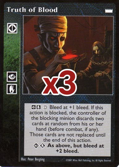 Truth of Blood [LotN set] - VTES CCG