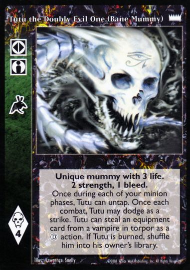 Tutu the Doubly Evil One [LotN set] - VTES CCG