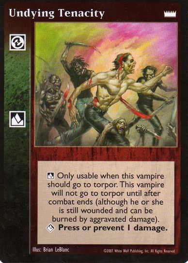 Undying Tenacity [LotN set] - VTES CCG