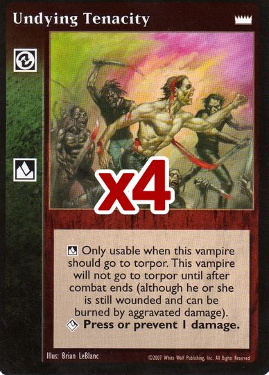 Undying Tenacity [LotN set] - VTES CCG