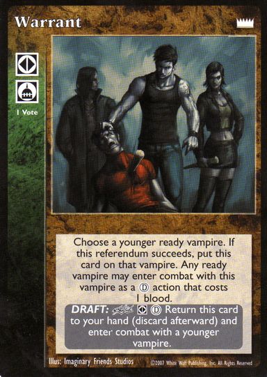 Warrant [LotN set] - VTES CCG