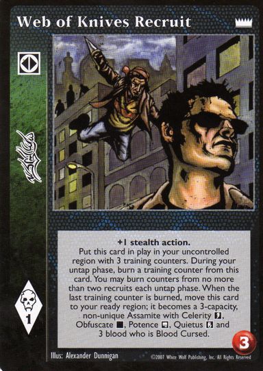 Web of Knives Recruit [LotN set] - VTES CCG