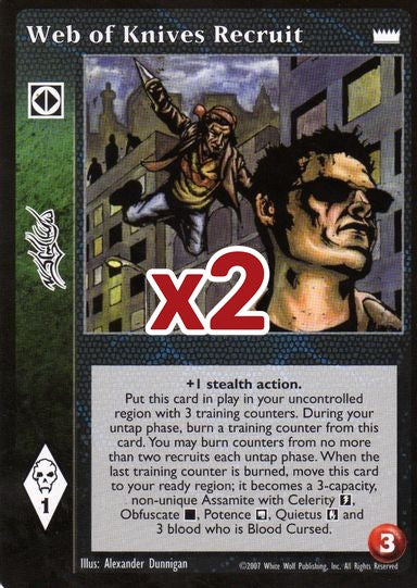 Web of Knives Recruit [LotN set] - VTES CCG