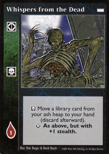 Whispers from the Dead [LotN set] - VTES CCG