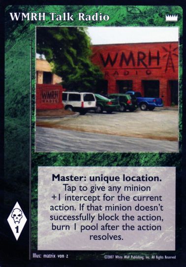 WMRH Talk Radio [LotN set] - VTES CCG