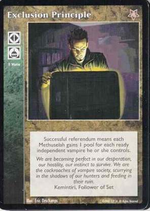 Exclusion Principle [TR set] - VTES CCG