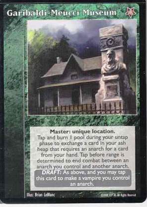 Garibaldi-Meucci Museum [TR set] - VTES CCG