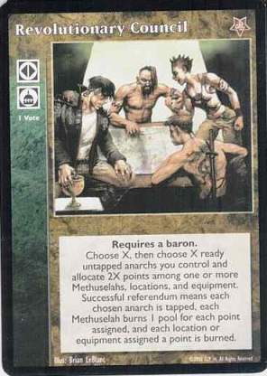 Revolutionary Council [TR set] - VTES CCG